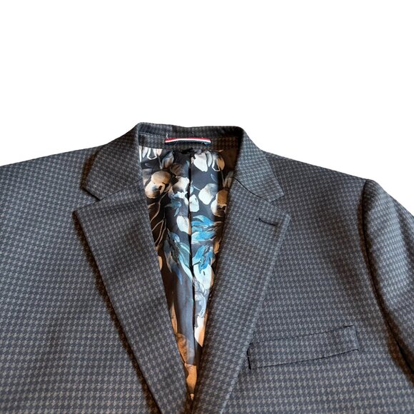 Soul of London Houndstooth Button-Down Blazer Jacket Sport Coat Size 42R Men's - Picture 3 of 13